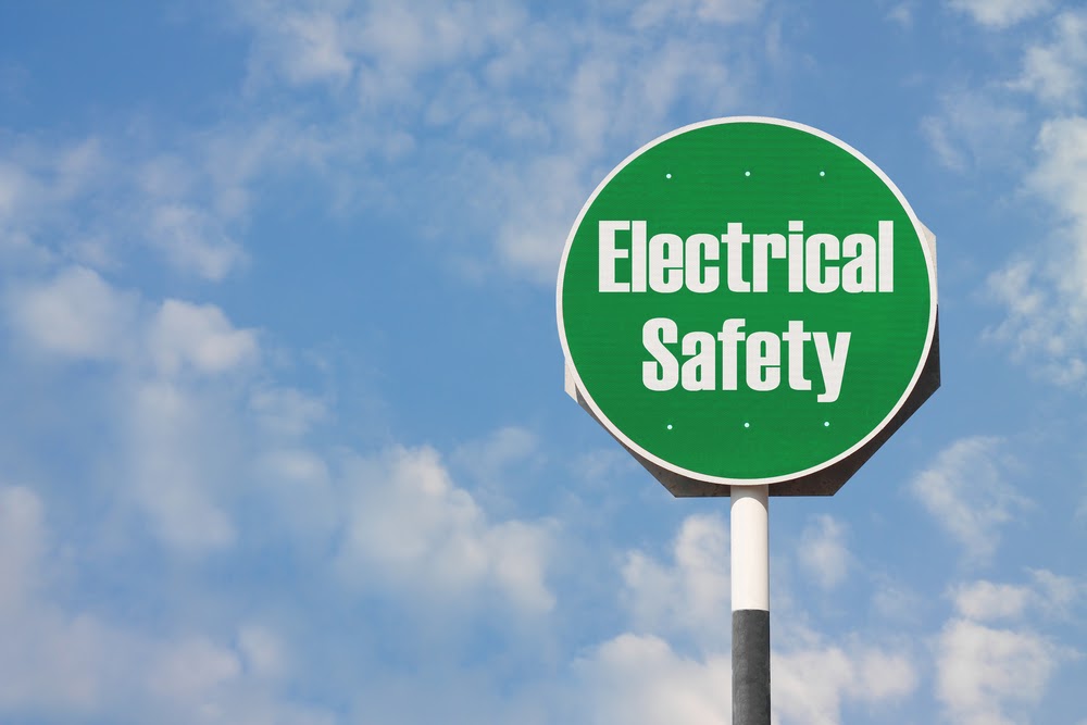 Electrical safety sign